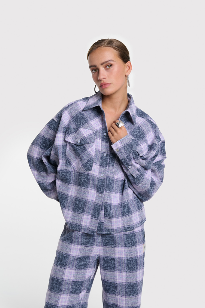 Alix The Label bleached blouse