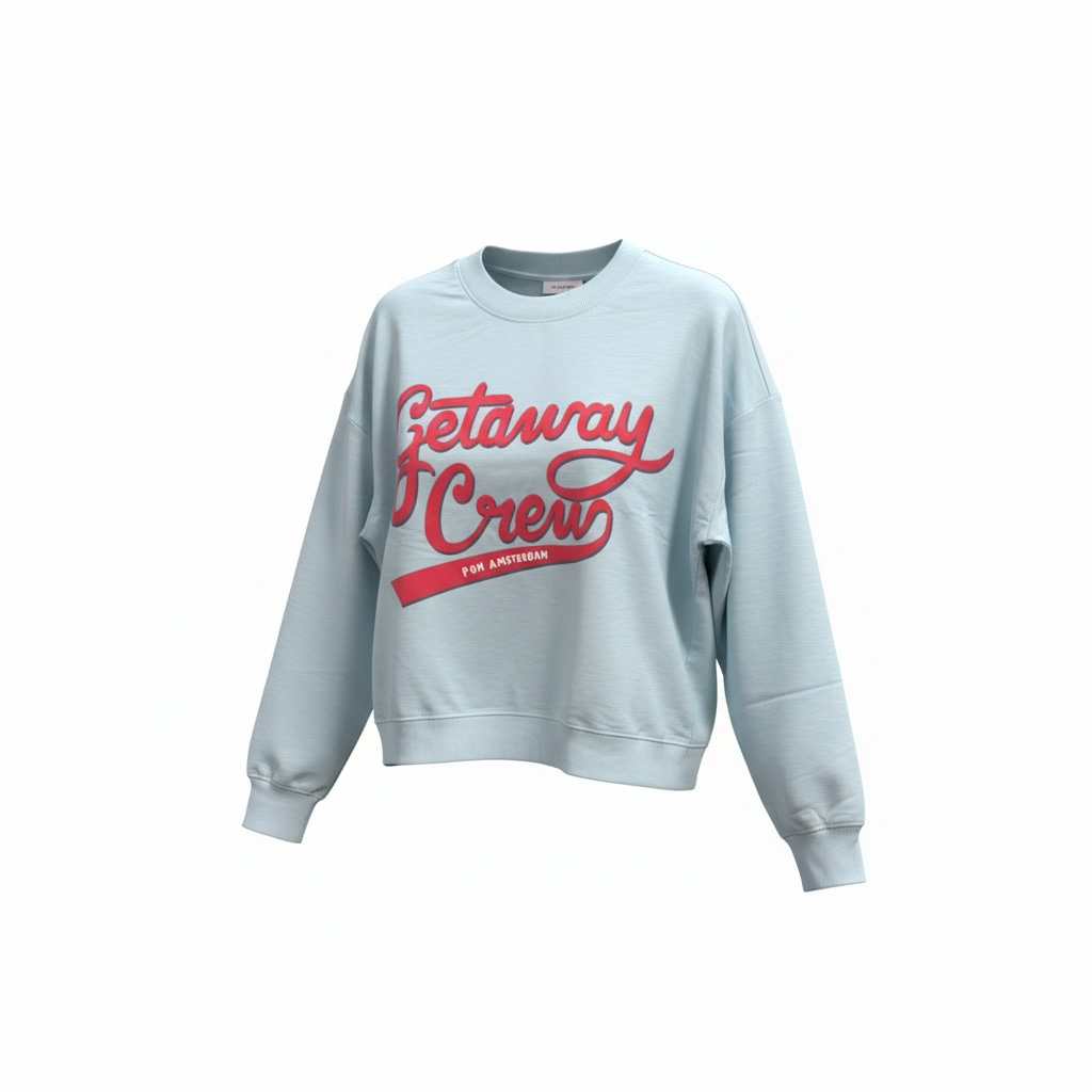 Pom Amsterdam sweater Getaway Blue mist (34)