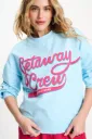 Pom Amsterdam sweater Getaway Blue mist
