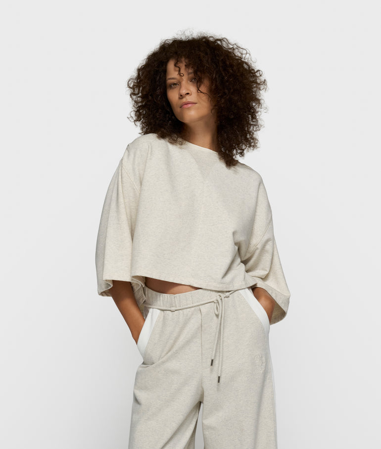 10 Days shoulder tee White melee (XXS)