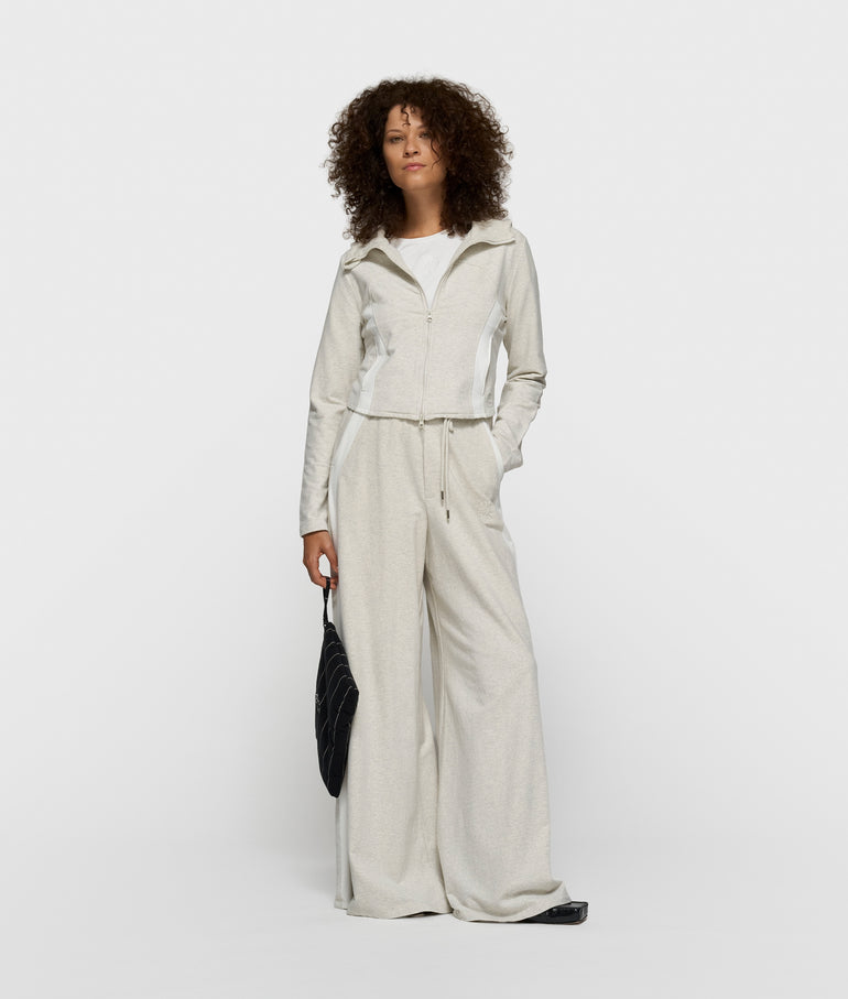 10 Days Wide legs jogger White melee (XXS)