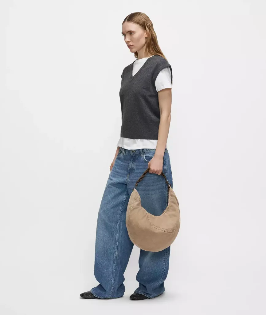 Liebeskind Hobo denim beige