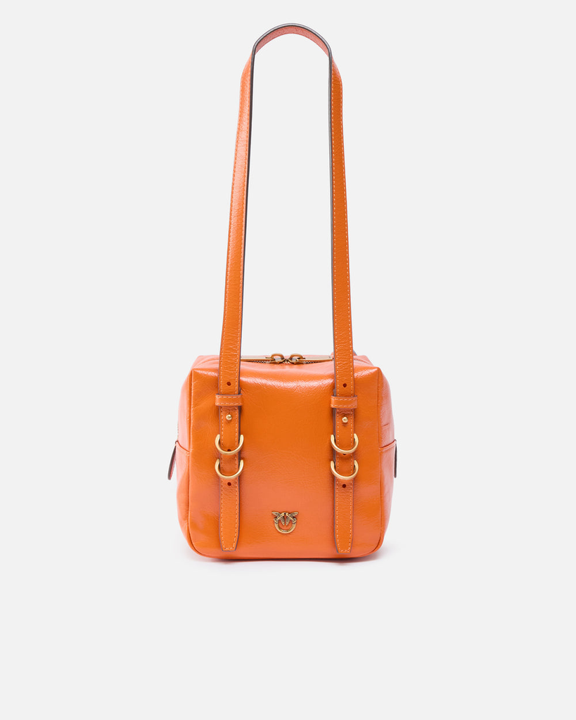 [106465A315] Pinko cubic bag bruciato