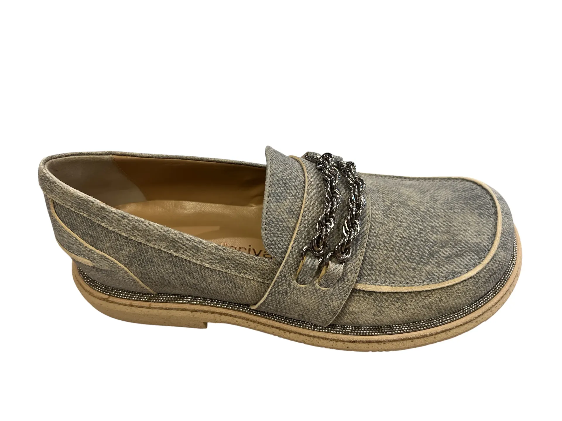 Laura Bellariva mocassino denim