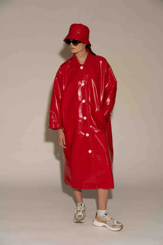 [Storm01S] Mon Frac Long coat red storm