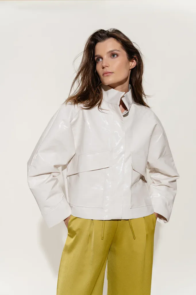 Mon Frac Wind short coat ecru