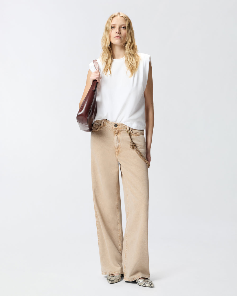Pinko Lauryn loose catena beige (24)