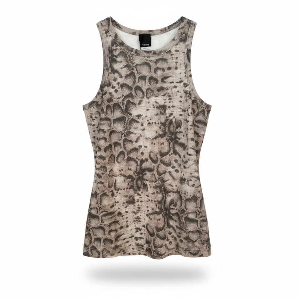 Pinko canotta Belfiore snake
