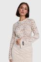 Alix The Label lace top beige