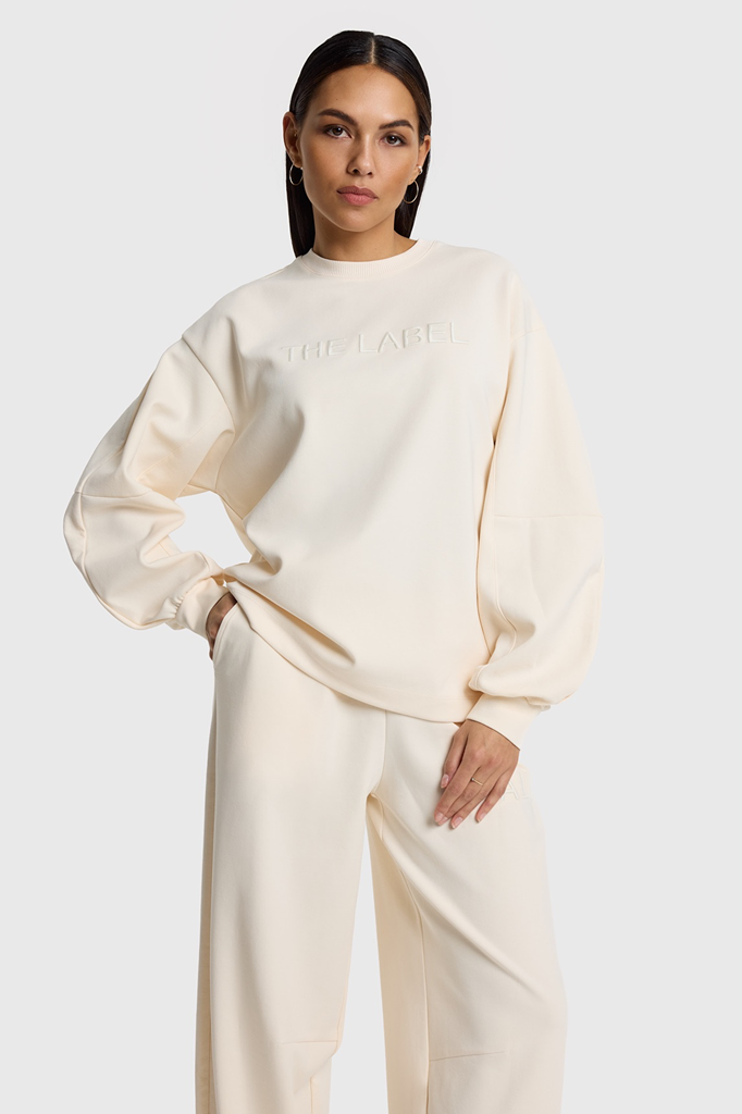 Alix The Label sweat balloon sleeve (XS)