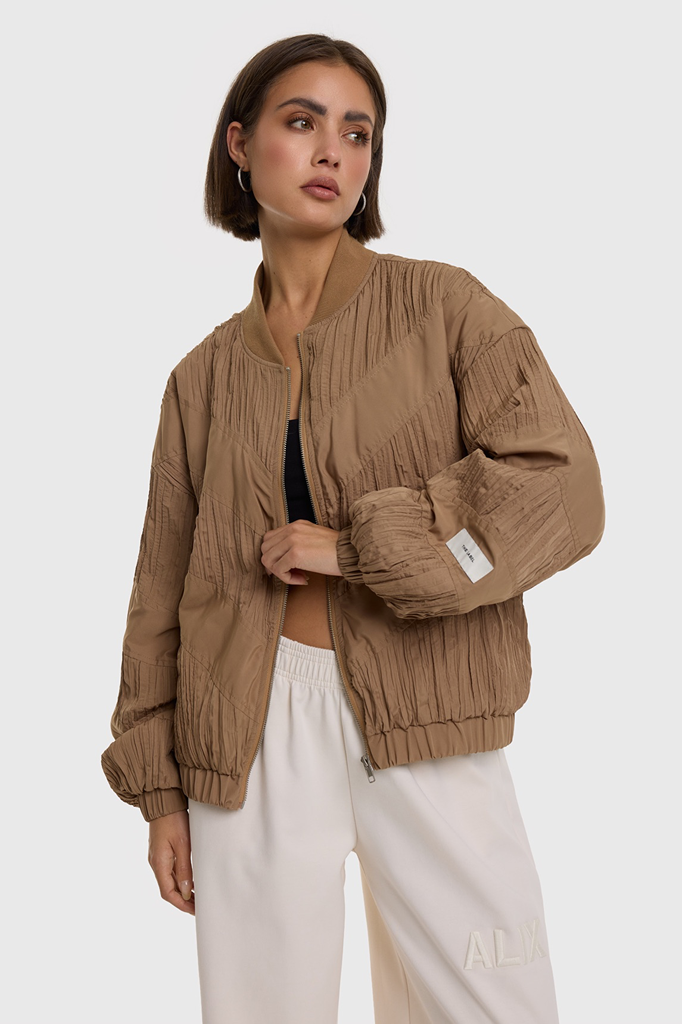 Alix The Label plisse bomber (XS)