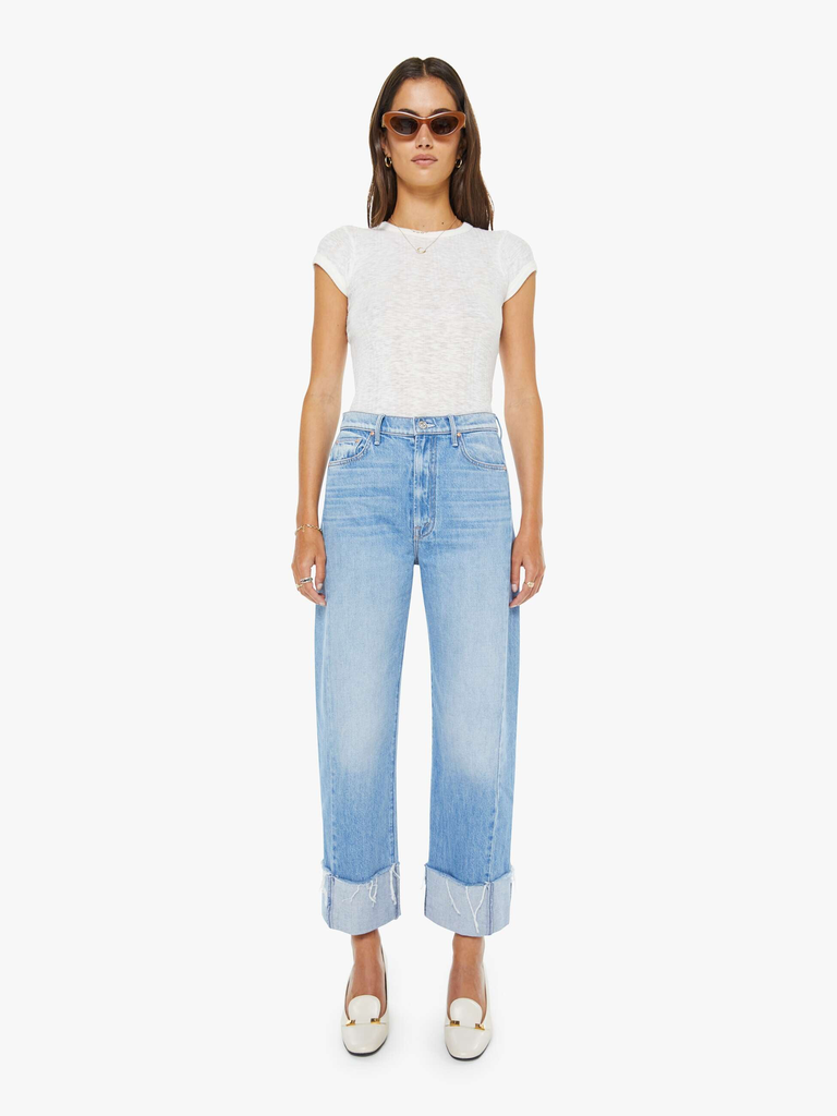 Mother the half pipe ankle cuff fray