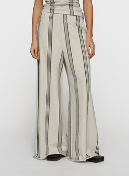 10 Days Wide leg jogger White melee (XXS)