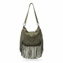 Elena Iachi Bag suede olive