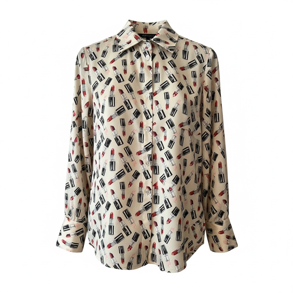5 PROGRESS lipstick shirt