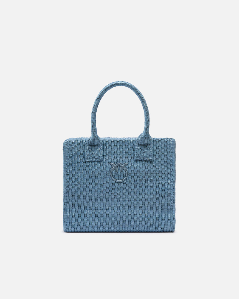 [106832-A39YE5Y] Pinko Beach shopper mini blue
