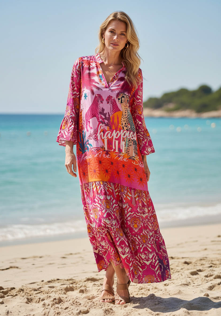 Miss Goodlife dress tiger heart (XS)