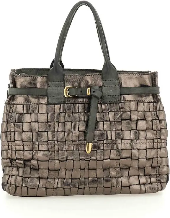 [C042630ND X2770 F0603] Campomaggi Penelope laminated piombo