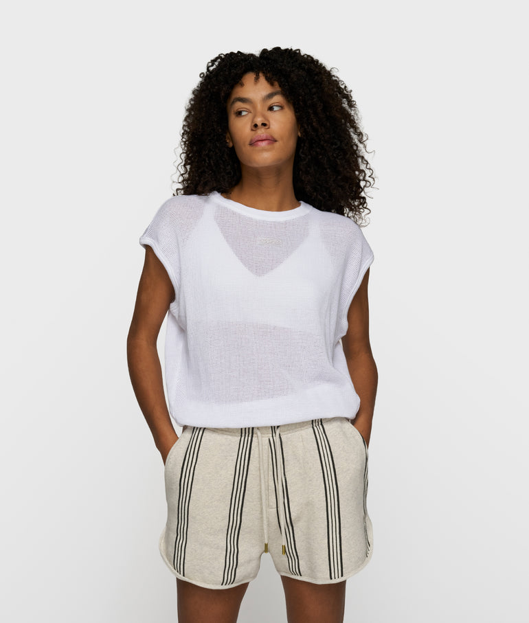 10 Days balloon top mesh white