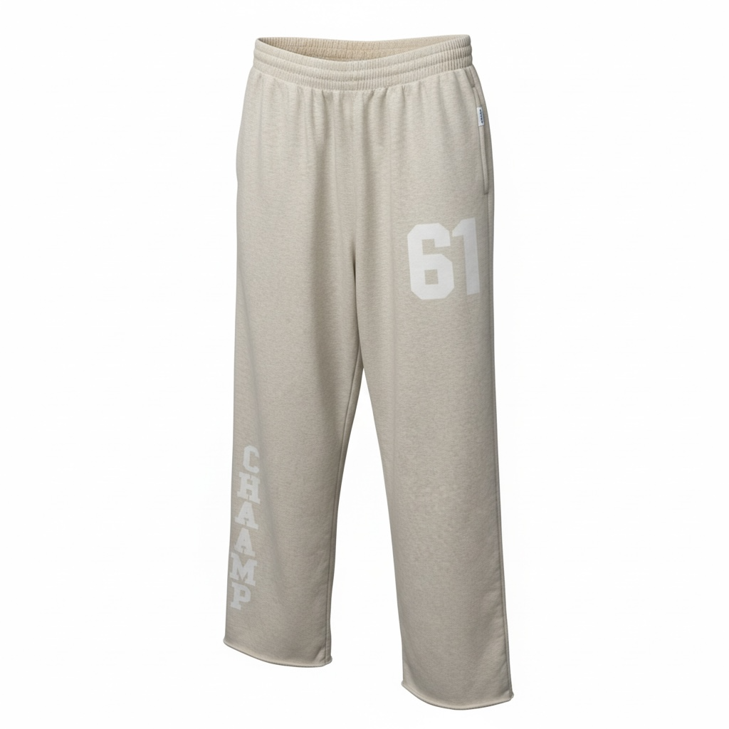 Penn & Ink pant white/grey