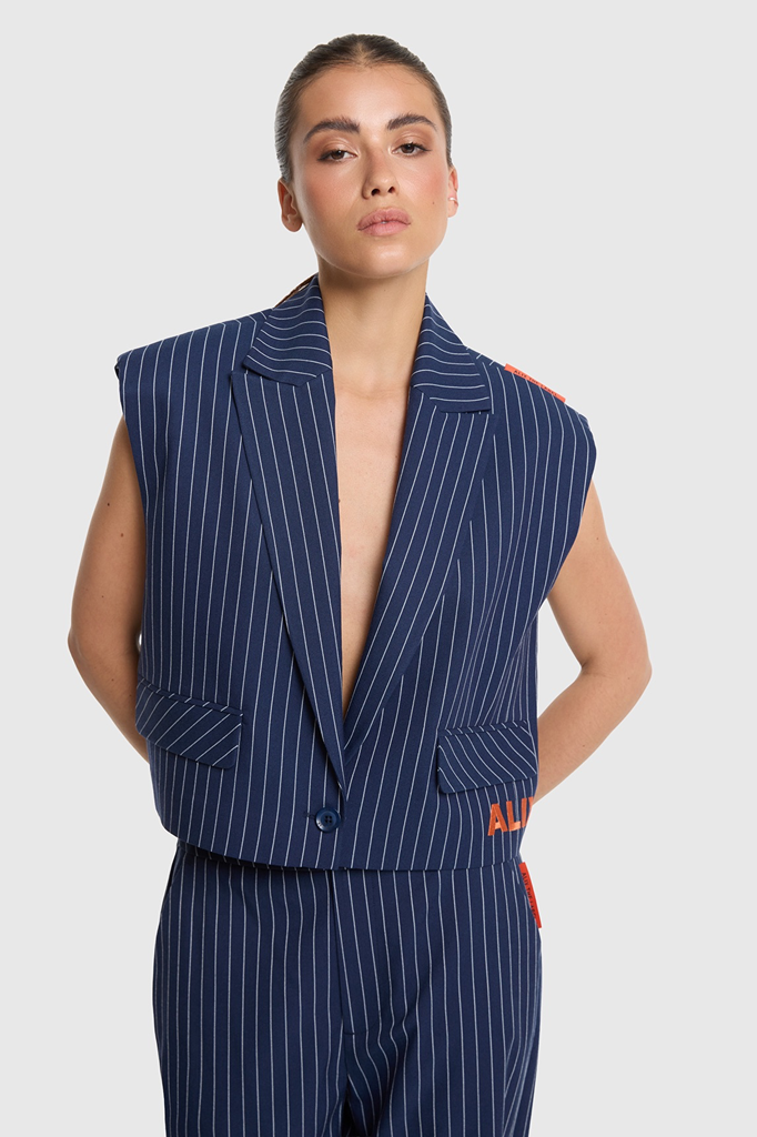 Alix The Label  striped waiscoat (XS)