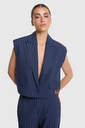 Alix The Label  striped waiscoat