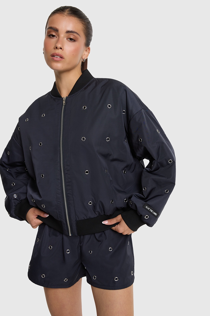 Alix The Label bomber navy/ black