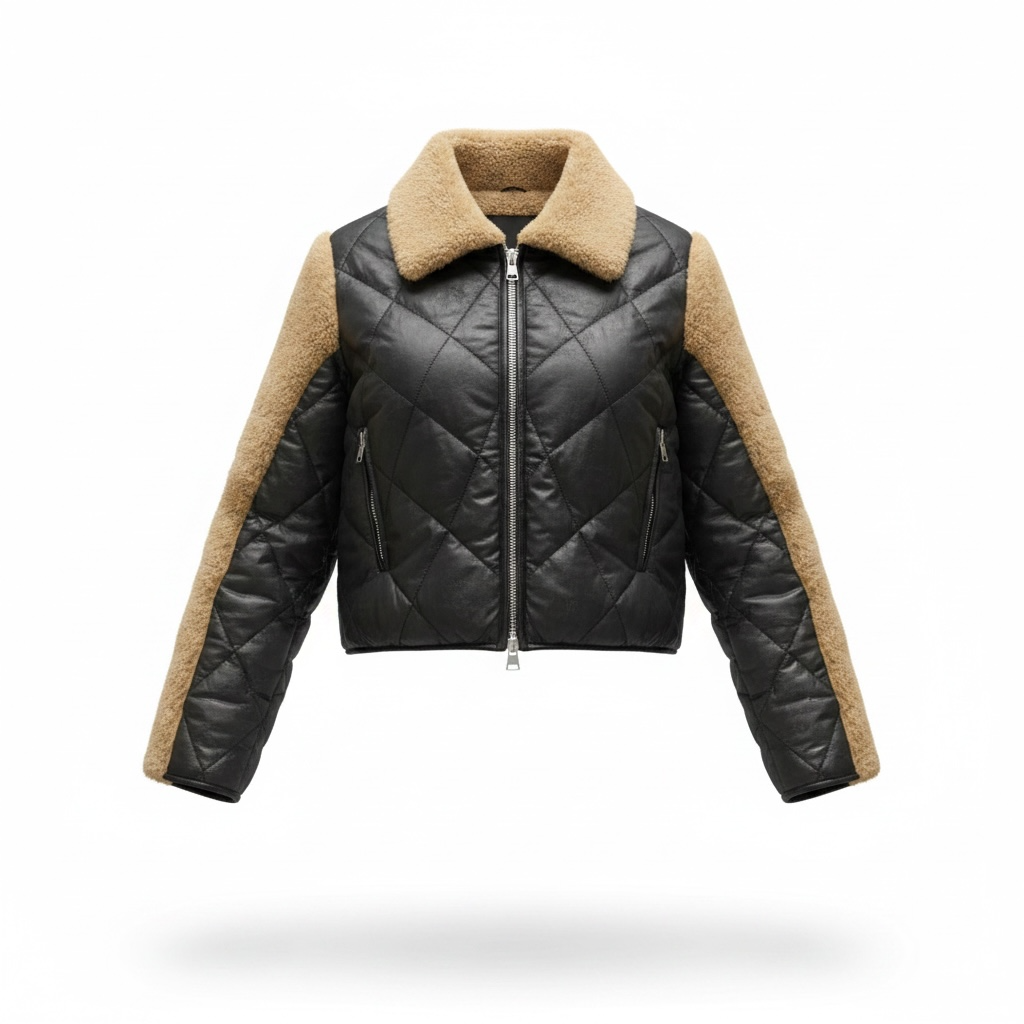 Sylvian Heach piumino black beige (S)