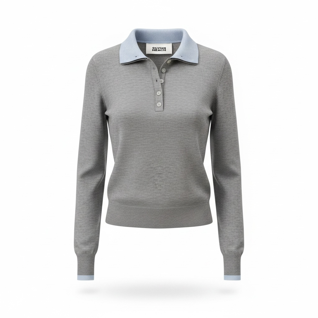 Sylvian Heach maglia grey/blue (XXS)