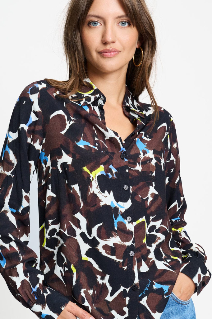 Pom Amsterdam blouse Mila brown (34)
