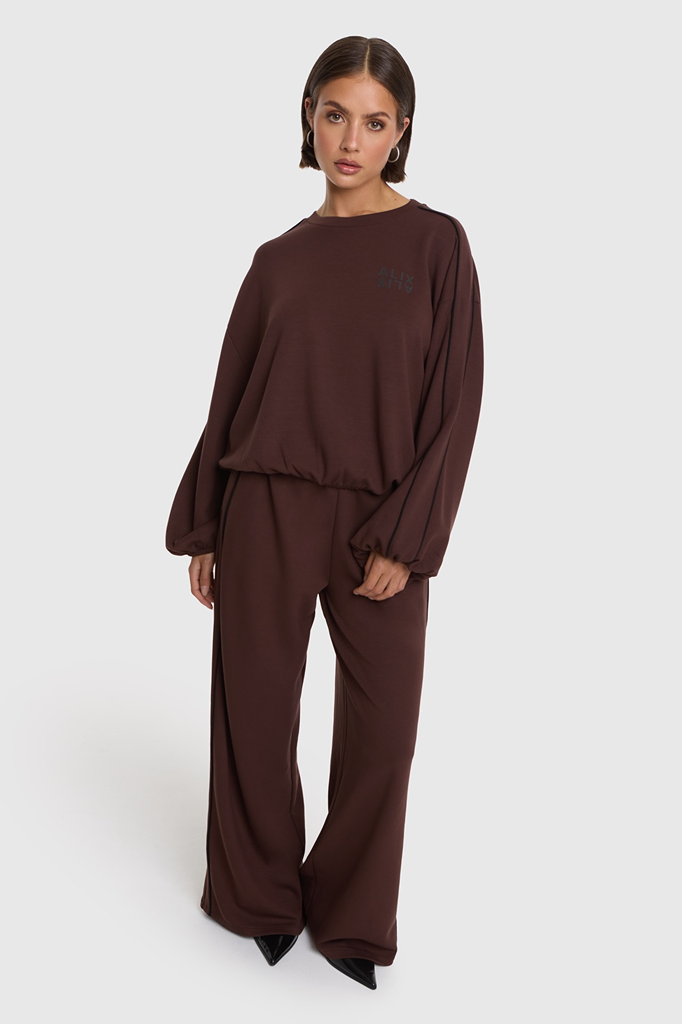 Alix The Label jogging pants brown (XS)