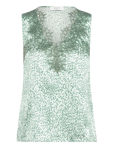 [1892 606099] Rosemunde silk top Caribbean print 1892