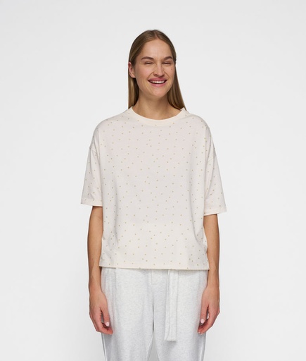 [20-742-5201] 10 days tee dots ecru