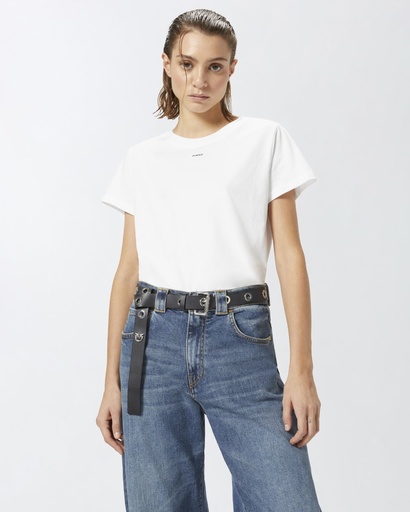 [100373A228] Pinko basico t-shirt white