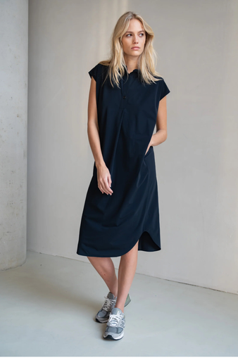[S25N1596] Penn&Ink dress navy