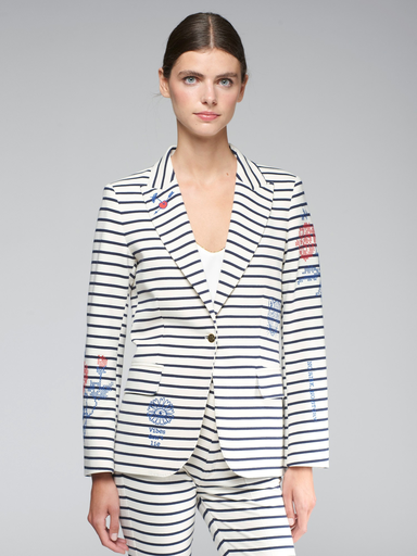 [32224 ChHBX5S456] Vilagallo blazer marinera