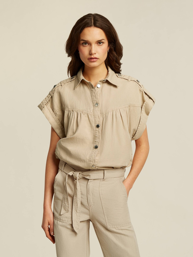 [BC120.10.251] Beaumont Vayen camel shirt