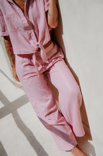 [Lilia pantalon gaz rose] RbyMi Lilia Pant rose