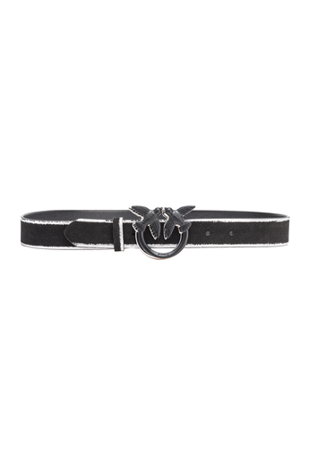 [100 125 A2CA SUÈDE LAMINATO] Pinko Love Berry H3 belt black 