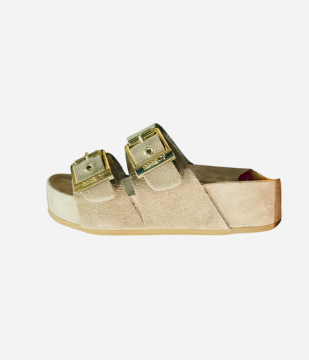 [HC.DUNE02] Colors of California two buckles sandal dune