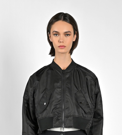 [CN.GS225119W] Canadian Ericka bomber black