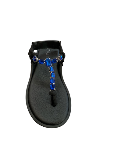 [274012 preto/azul] Valentina Sandalo petro blu