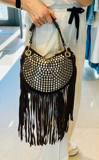 [Mirror + franges] Buranalab Mirror fringes brown