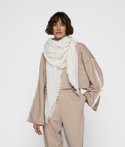[20-901-5202] 10 days scarf ecru
