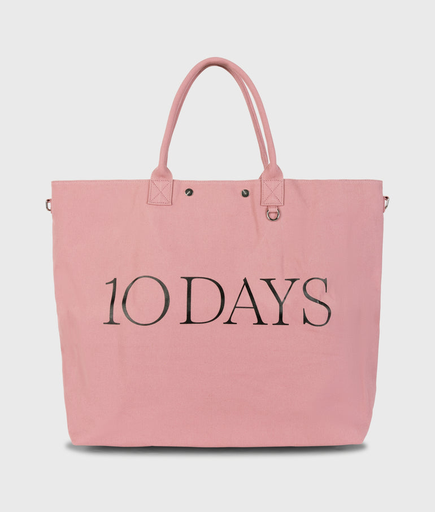 [20-950-5202] 10 days Canvas shopper raspberry