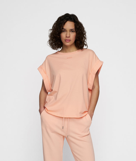 [20-749-5202] 10 days Wide tee peach