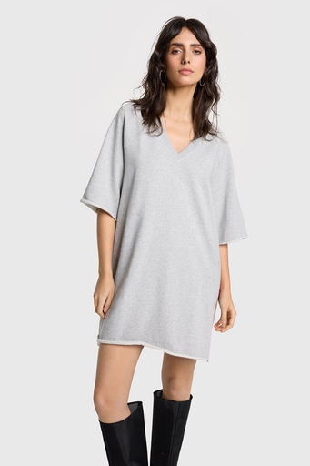 Alix The Label sweat dress soft grey
