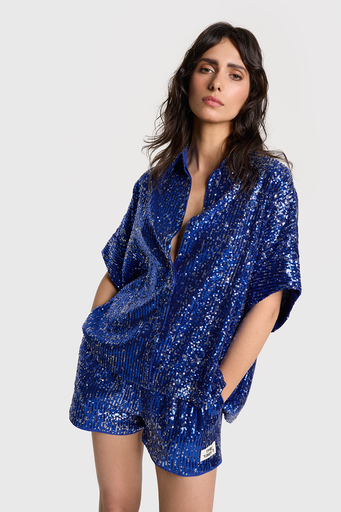 [2504982279] Alix The Label top sequinscobalt