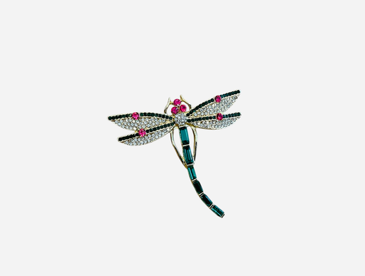 [1038w039x] Dixie broche libellule 