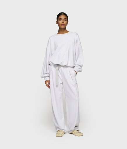 [20-008-5203] 10 days belt jogger white grey